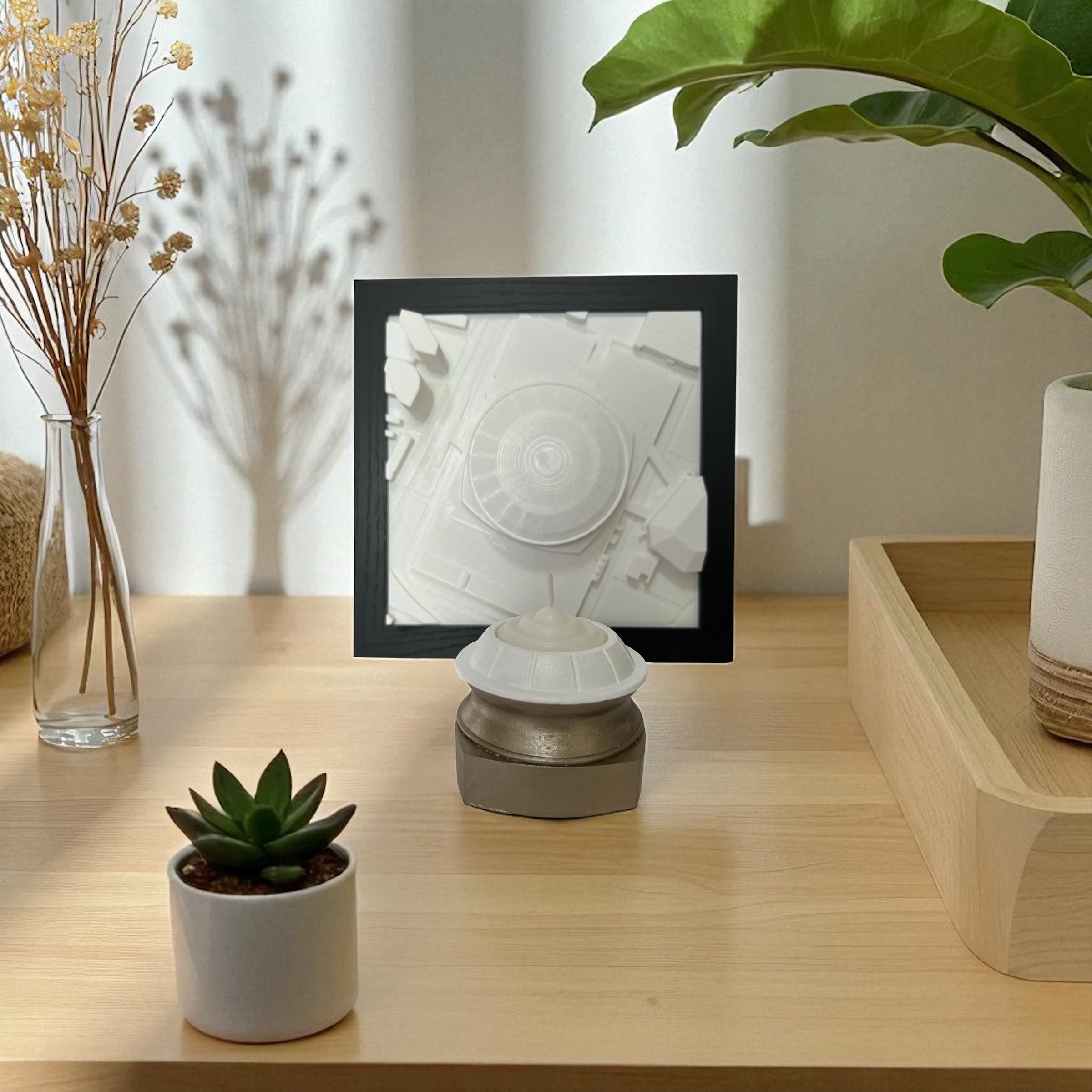Louisiana Superdome Votive Candle & Planter