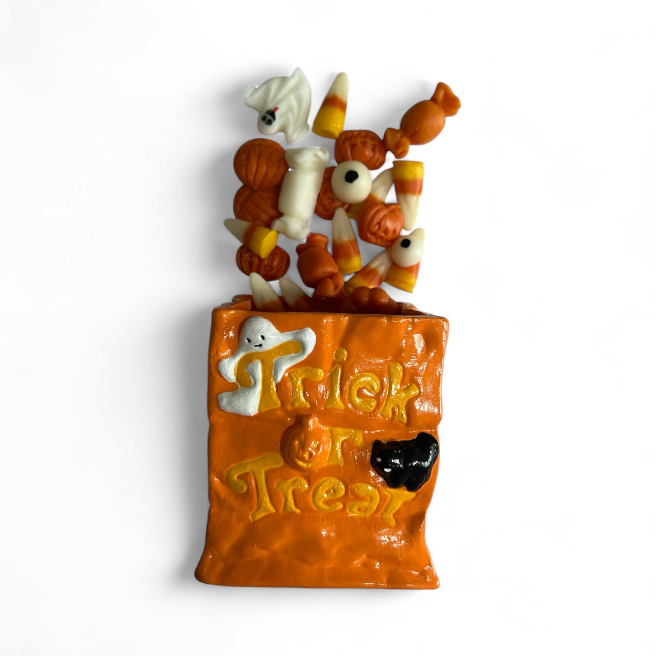 Retro Halloween Trick-or-Treat Bag Candle