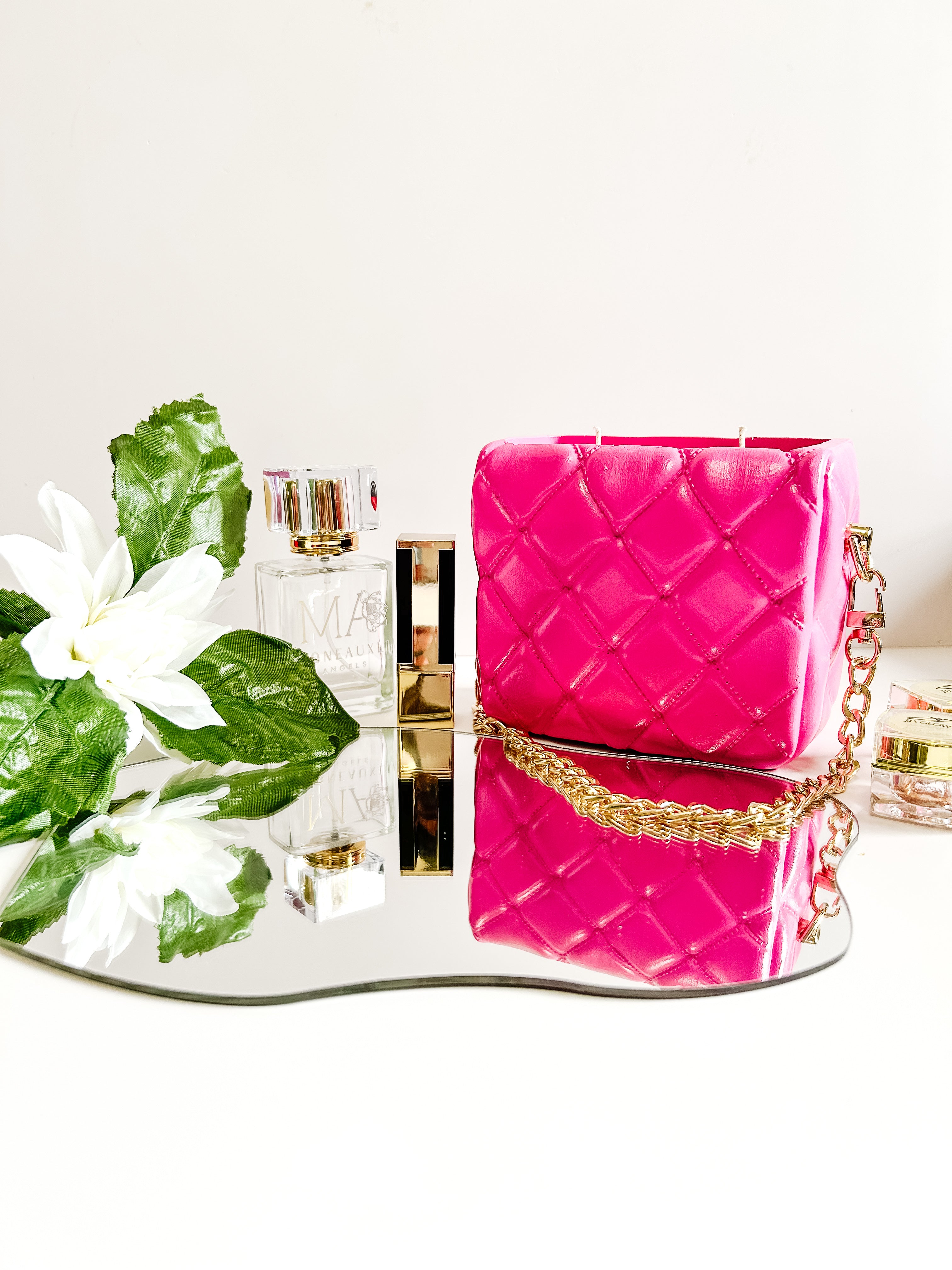 Luxury Designer Purse Handbag Candle