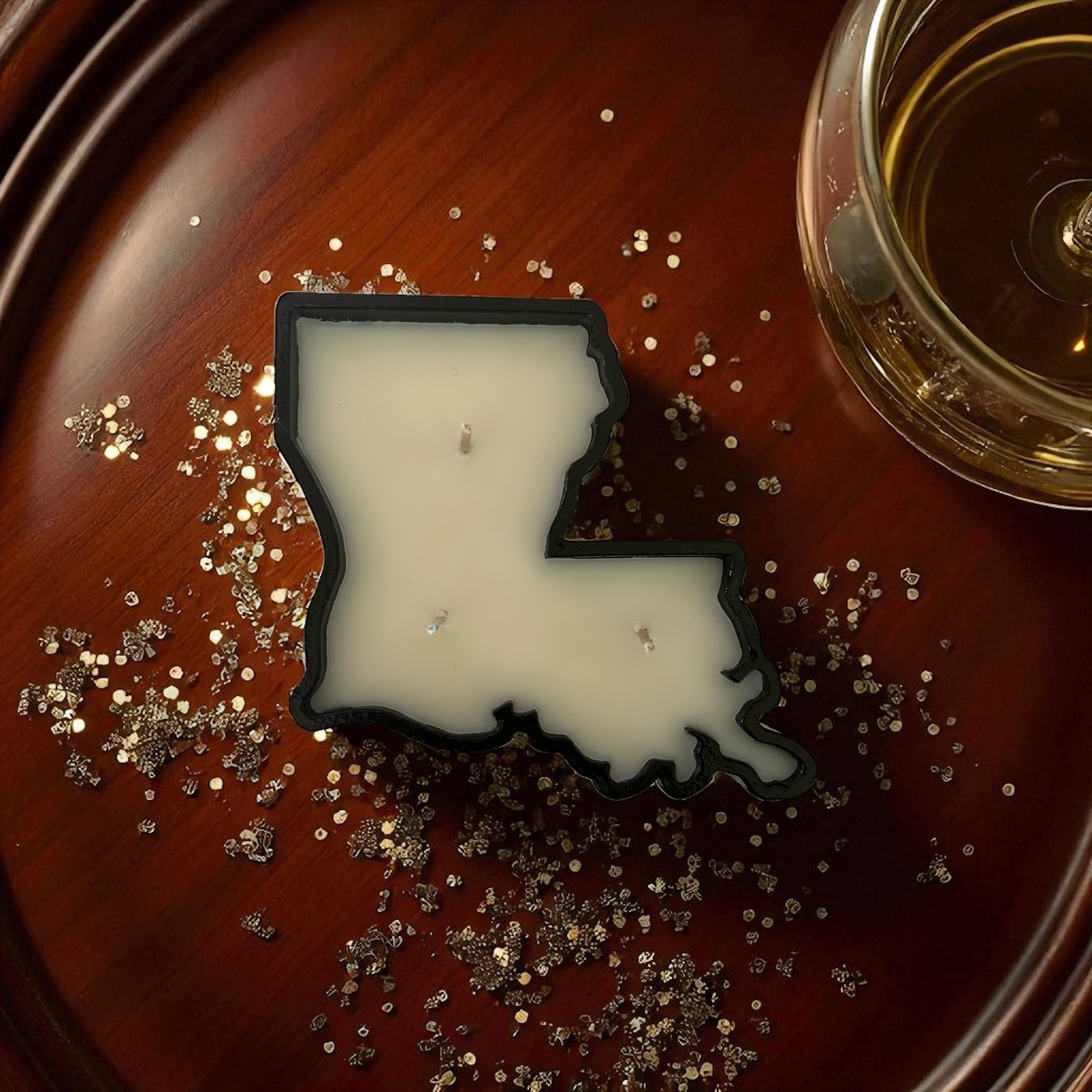 Louisiana State Shaped Candles