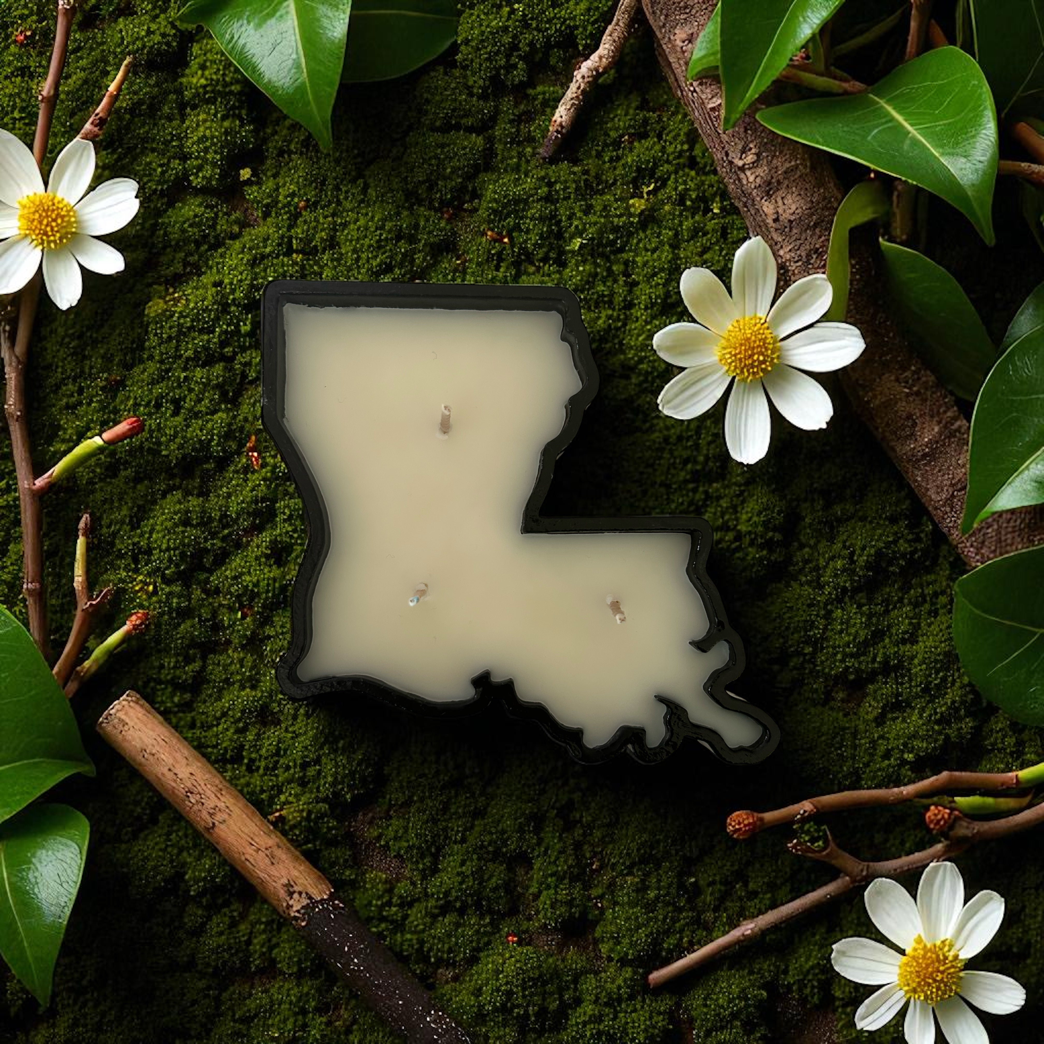 Louisiana State Shaped Candles