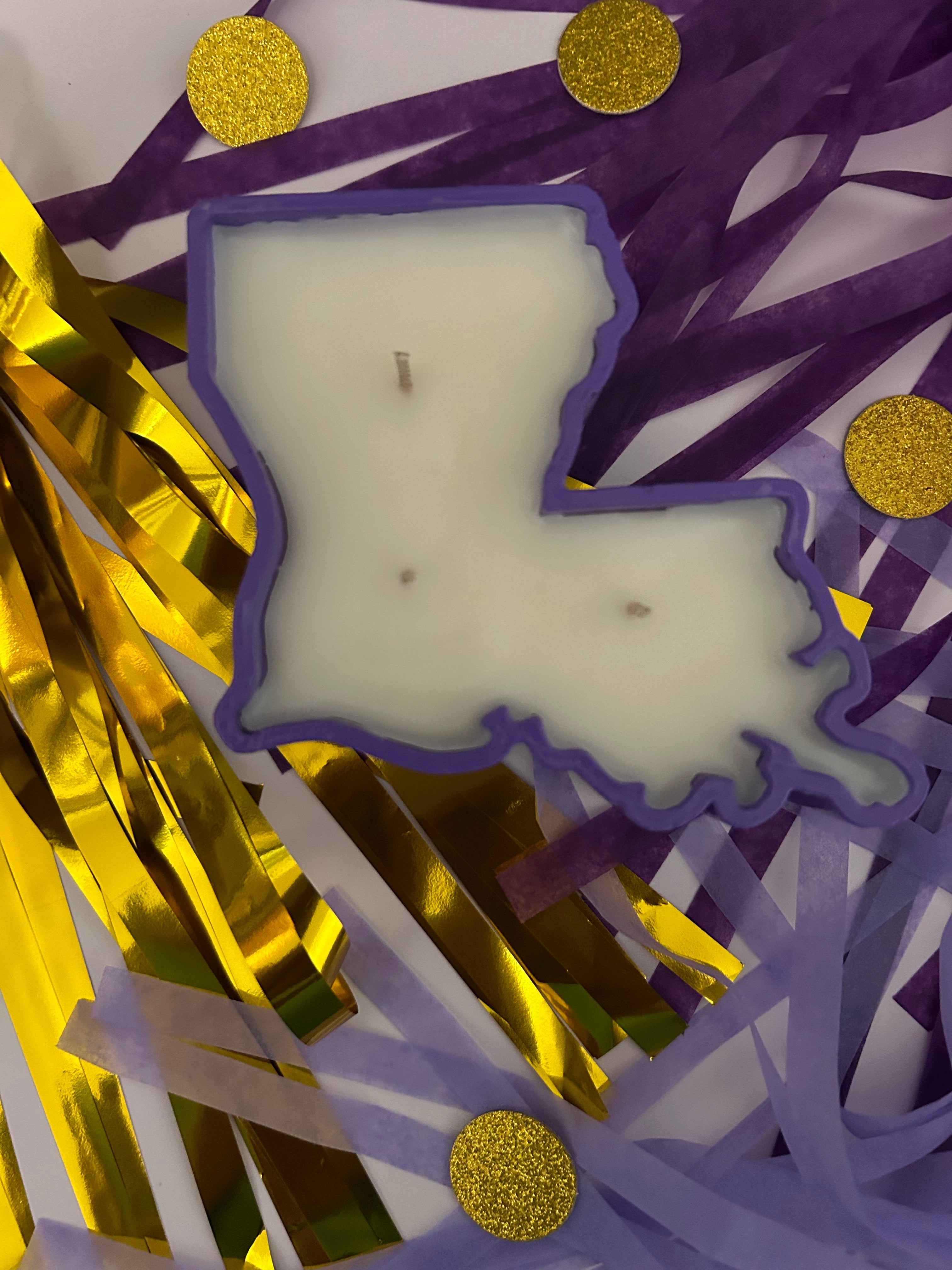Louisiana State Shaped Candles
