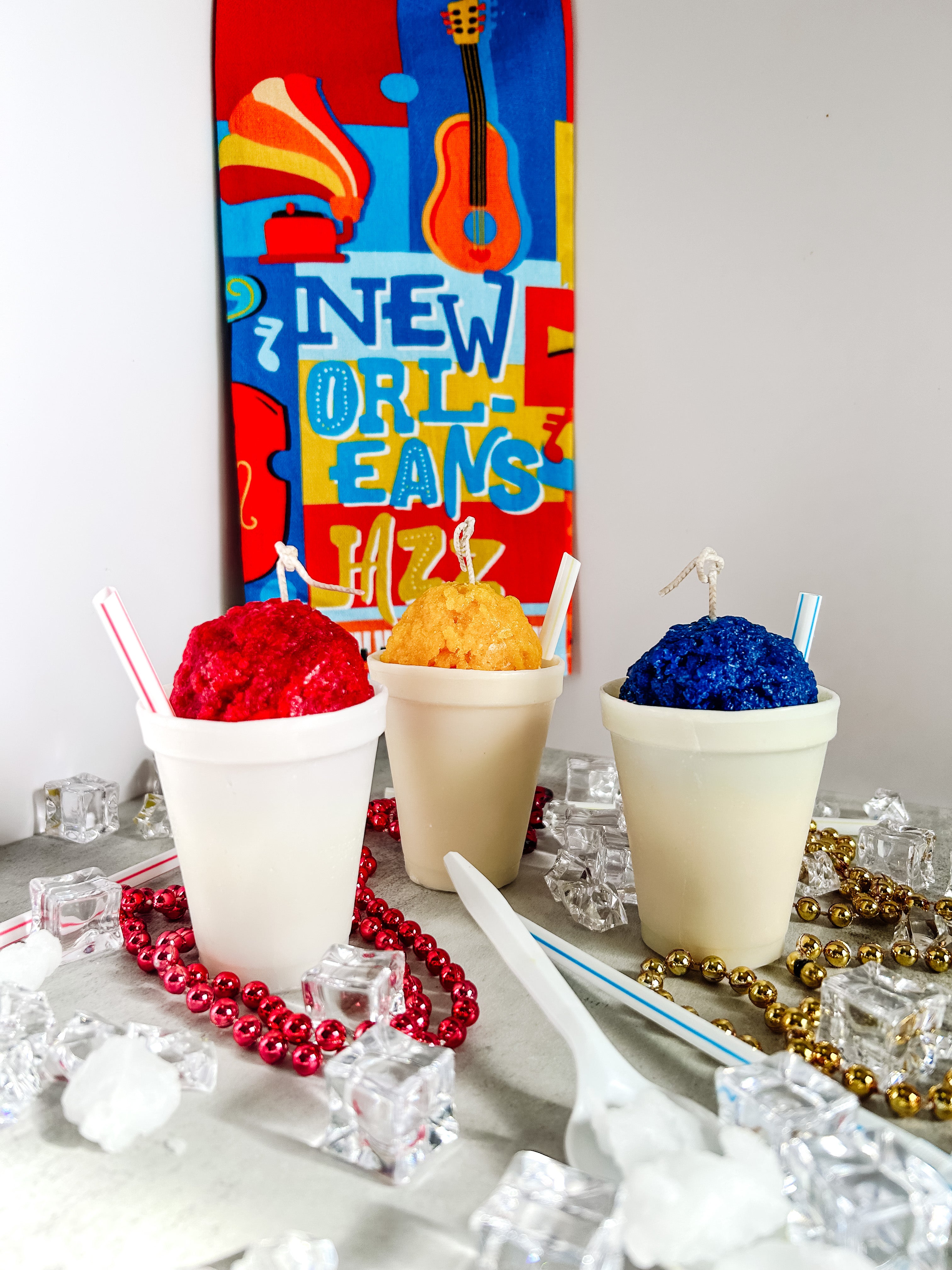 New Orleans Sno-Ball Novelty Candle